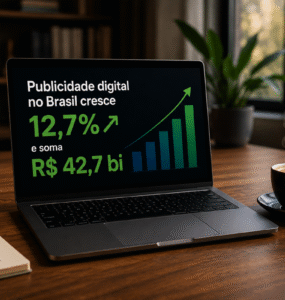 Publicidade digital no Brasil cresce 12,7% e soma R$ 42,7 bi