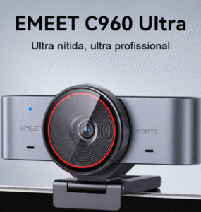 EMEET lança webcam 4K flagship C960 Ultra no Brasil