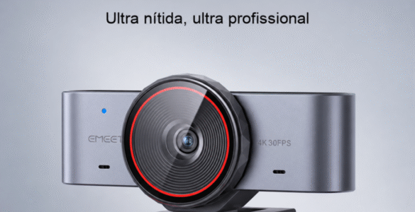 EMEET lança webcam 4K flagship C960 Ultra no Brasil