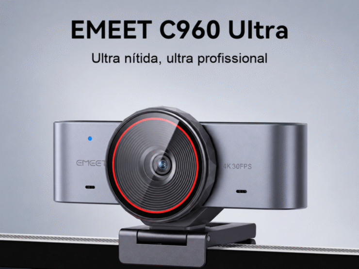 EMEET lança webcam 4K flagship C960 Ultra no Brasil
