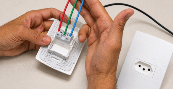 Empresa orienta sobre conexões em tomadas e disjuntores