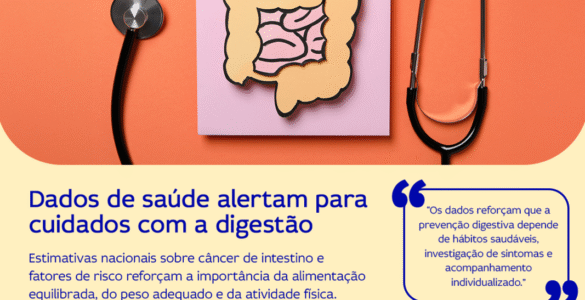 Dados alertam para riscos à saúde digestiva