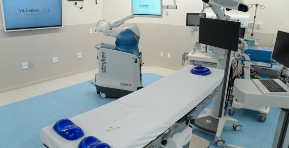 Vila Nova Star avança com robótica em cirurgias ortopédicas