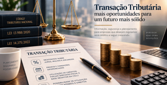 Transação tributária permite negociar dívidas com descontos