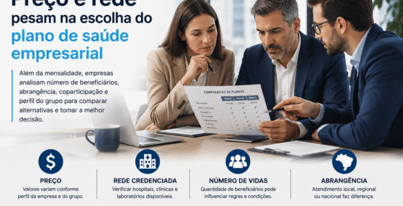 Preço e rede pesam na escolha do plano de saúde empresarial
