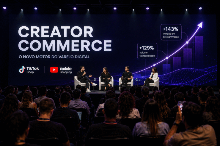 Creator commerce cresce e atrai TikTok e YouTube Shop
