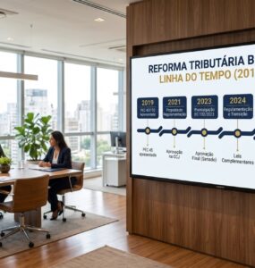 Reforma tributária orienta empresas com linha do tempo