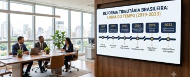 Reforma tributária orienta empresas com linha do tempo