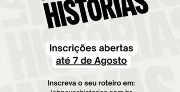 Inscrições do Lab Novas Histórias estão em seu último dia