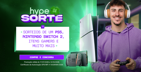 Hype Games distribui mais de 800 prêmios em ação para gamers
