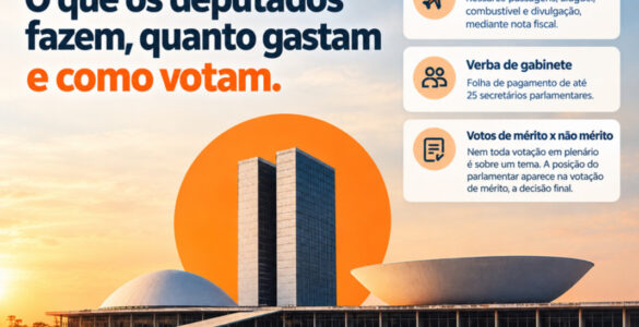 Verba de gabinete é o maior gasto de um parlamentar