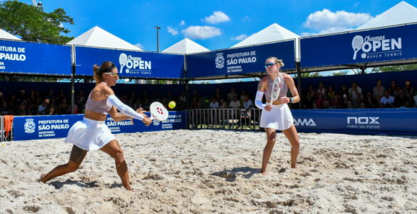 Champs Open reúne mais de 600 atletas de beach tennis em SP