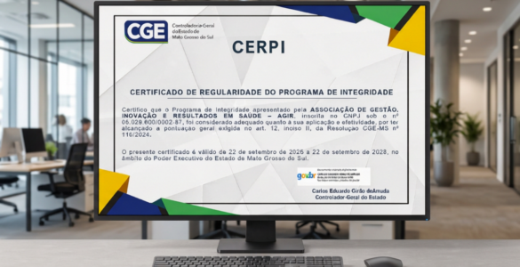 Agir conquista certificação em programa de integridade