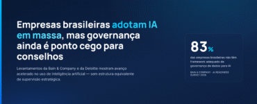 Adoção de IA avança, mas governança ainda é ponto cego
