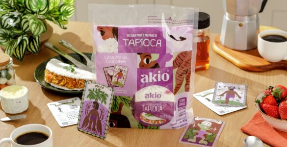 Akio leva tapioca e folclore às famílias